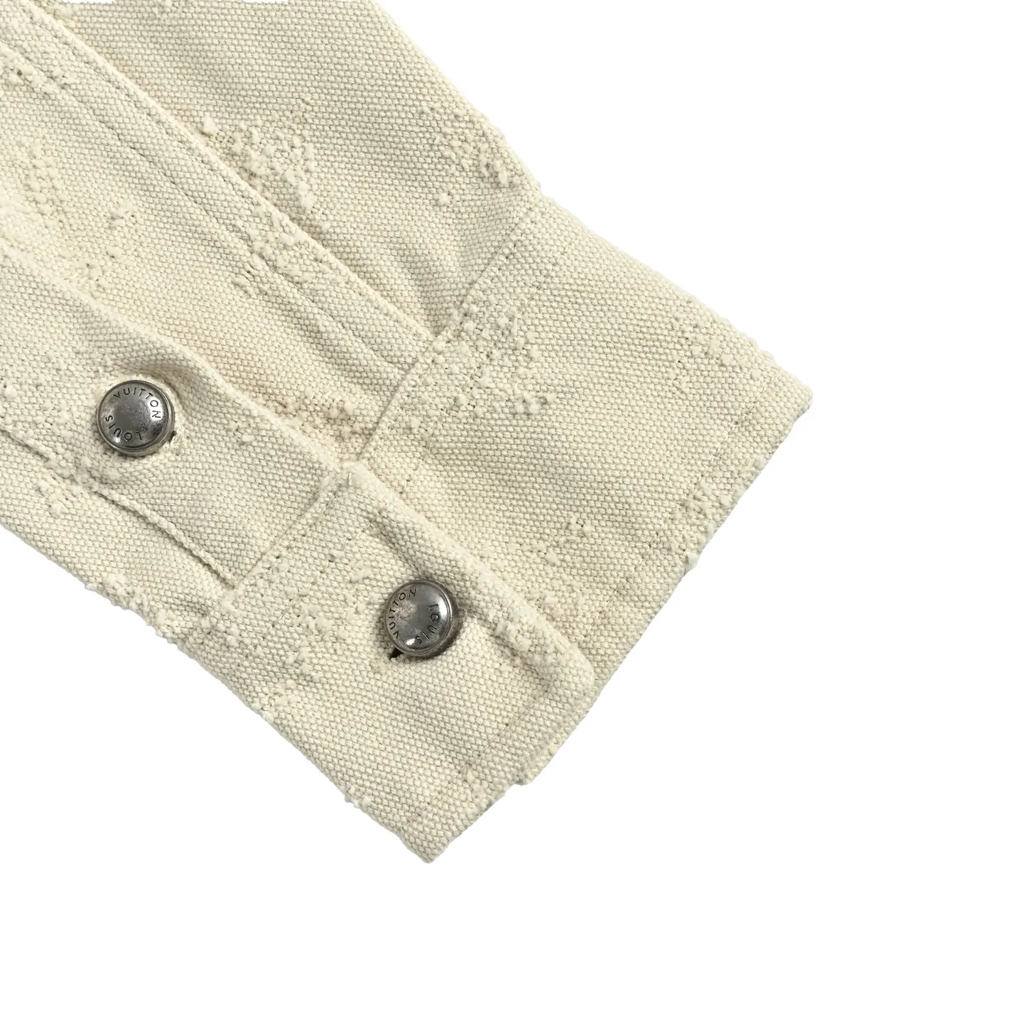 Louis Vuitton/Louis Vuitton presbyopic needle-punched denim shirt jacket